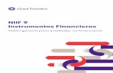 NIIF 9 Instrumentos Financieros - grantthornton.es · • La NIIF 9 se podrá aplicar a aquellos contratos de compra- venta de partidas no ﬁnancieras si cumplen determinadas condiciones