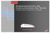 Departamento de Instrumentos de Teclacpmhalffter.centros.educa.jcyl.es/sitio/upload/Piano_Programacion_2017-18.pdf · manos. b.4.- Conocer las posibilidades del piano preparado: -