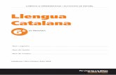 Llengua Catalana 6 DE PRImÀRIA llengua... · Llengua catalana // DIARI PERSONAL // p.5 activitat nº1: Diari personal En un diari personal l’autor/a expressa fets relacionats amb