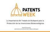 La Importancia del Tratado de Budapest para la Protección ...patentsweek.ulpgc.es/files/2-Ewald-OMPI.pdf · Hoy día, se utiliza el término materia biológica. Objeto del depósito.