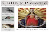 Culto y Palabralaicosop.dominicos.org/kit_upload/PDF/laicosop/cultoypalabra/... · aplicamos a la frase de la encíclica diremos que María es el signo y la fe el objeto; y que al