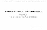 CIRCUITOS ELECTRICOS II TEMA - galeon.comistpepamet.galeon.com/istpepamet_archivos/Capacitor.pdf · de corriente, circuitos osciladores, temporizadores, sintonizadores de emisoras,