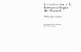 Introducción a la fenomenología de HusserlA modo de homenaje a Wilhelm Szilasi Gerhard Funke La fenomenología de Husserl, que representa uno los movimientos intelectuales más fecundos