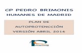 CP PEDRO BRIMONIS - Comunidad de Madrid · en un Director del Plan, que, en caso de emergencia, podrása umir asimismo las funciones de Jefe de Emergencia. Pliego de condiciones El