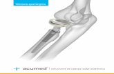 Técnica quirúrgica - Acumed · a revisar una cabeza radial anatómica y un vástago Acumed, hay disponible una herramienta de extracción de cabeza radial anatómica (80-2018) para