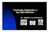 Topología Algebraica y sus aplicaciones.imch.org.mx/03_archivos/Conf2016TopAlgyaplics.pdfTopología Algebraica y sus aplicaciones. Dr. Emilio Lluis-Puebla Problemas matemáticos Método