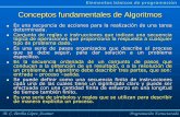 Conceptos fundamentales de Algoritmosblopez/ProgramacionEstru... · Elementos básicos de programación M. C. Bertha López Azamar Programación Estructurada Conceptos fundamentales