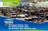 Expertise en la Gestión de presas de Relavesdeev.pe/wp-content/uploads/2018/03/Boletin-2do-Congreso-de-Relaves-2017.pdfel 2do Congreso de Relaves – Perú 2017, organizado por DEEV.