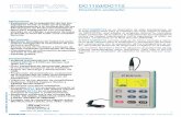 DC112d/DC112...DC112d/DC112 Dosímetro analizador El DC112d/DC112 es un dosímetro de altas prestaciones, es el instrumento ideal para la medición de ruido según la Directi-va 2003/10/CE,