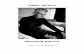 Samuel Beckett - Antolog a Po tica + Entrevistas ...a_poética_de_beckett.pdfANTOLOGÍA POÉTICA (ediciones alma_perro) INTRODUCCIÓN Samuel Barclay Beckett (Dublín, 13 de abril de