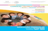 CONSEJO TÉCNICO ESCOLAR · 2018-06-11 · fase ordinaria octava sesiÓn educaciÓn preescolar momento para consolidar este espacio de los maestros consejo tÉcnico escolar la ruta