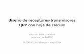 radiotecnia diseño de receptores-transmisores QRP con hoja ...qrp.cat/ea3ghs/DisenoTXRXHojaCalculo-Sinarcas2014.pdf · diseño de receptores-transmisores QRP con hoja de calculo
