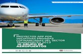 PROYECTOS APP POR INICIATIVAS PRIVADAS COFINANCIADAS … · 2019-01-31 · • Cerco Perimétrico • Vehículos Contra Incendio • Detector de Metales • Balanzas Aeropuerto de