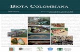 Biota ColomBiana - VLIZ · Caracterización taxonómica de la población del pez león Pterois volitans (Linnaeus 1758) (Scorpaenidae) residente en el Caribe colombiano: merística