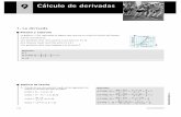 9 Cálculo de derivadas - LA CASA DE GAUSS · TEMA 9. CÁLCULO DE DERIVADAS 241 23. Calcula los máximos y los mínimos relativos y deter-mina la monotonía de la función: y = x3