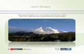 NOTA TECNICA...NOTA TECNICA Retroceso Glaciar en los Andes del Centro y Sur Proyecto de Adaptación al Impacto del Retroceso Acelerado de Glaciares en los Andes Tropicales ... Nota