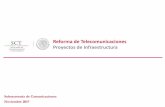 Presentación de PowerPoint · Reforma de Telecomunicaciones En 2013, el Ejecutivo Federal promulgó una reforma constitucional con el apoyo de las principales fuerzas políticas