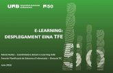 E-LEARNING: DESPLEGAMENT EINA TFEblogs.uab.cat/suportcampus/files/2018/06/Pla-desplegament-TFE-xerrada-220618.pdfESTUDIS (CURS 2017-18) ALUMNES TUTORS TREBALLS TFG Enginyeria Informàtica