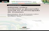Informe sobre exclusión y desarrollo social en el Principado de Asturias · 2019-06-06 · 2 Informe sobre exclusión y desarrollo social en el Principado de Asturias Agradecemos
