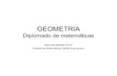 GEOMETRIA - UNAMmax/Diplomado/geometria1-8.pdfLOS ELEMENTOS L1 Los fundamentos de la Geometría, teoría de los triángulos, paralelas y el área. L2 Álgebra geométrica. L3 Teoría