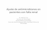 Ajustando antimicrobianos en pacientes con falla renal · 2015-07-27 · Contexto • La prevalencia de pacientes con patología renal es relevante en la práctica clínica • A