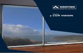 Sistema COR VISION - da-aluminios.com VISION 2014.pdf · COR-4329 Encaixe folhacentral COR-4331 Separador isolante do aro fixo (material sintético) COR-4311 carril para rolamentos