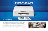 La PX450e es un impresora compacta a todo colordtm-print.eu/es/brochures/74242-PX450e-ES.pdfLa PX450e es un impresora compacta a todo color, ... transferencia termal e impresoras de