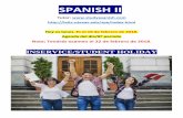 SPANISH II - CISD II Feb 19-23.pdf · A. Repaso rápido → Completa usando solo una palabra del vocabulario que acabas de traducir. 1. Perfume suave = 2. Quitarse el agua o la humedad