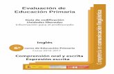 Evaluación de Educación Primaria comunicación lingüísticaea9d263a-3692... · Evaluación de Educación Primaria ÍTEM Nº: 6CI101 ... TÍTULO DE LA UNIDAD DE EVALUACIÓN: Let’s