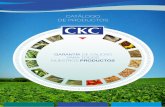 CATÁLOGO DE PRODUCTOS - CKC CKC 2018.pdfCaja por 50 dosis: contiene 50 sobres x 150 gr c/u. TRATAMIENTO Cada sobre es para tratar 50 kg de semillas de soja. Para inoculación de semillas
