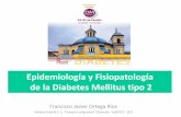 Epidemiología y Fisiopatología de la Diabetes Mellitus ... CURSO R3-R4 de Familia/Ortega, Javier.pdf · Hospitalizaciones por complicaciones DM (España 2010) Impacto de la DM en