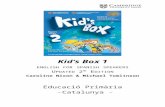 UNIT 1 - Cambridge.es · Web view3.2 Contribució de Kid’s Box a l’adquisició de les competències Aprendre una llengua estrangera condueix a l'Adquisició de competències de