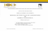 MANUAL DE PRÁCTICAS DE LABORATORIO DE QUÍMICA …bios.biologia.umich.mx/obligatorias/quimica/manual... · Reconocer el uso y manejo de material de laboratorio a través de las operaciones