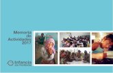 Memoria Actividades ISF 2017 - Infancia Sin Fronteras · renovado, botiquines y material escolar para garantizar la educación de los más de 350 niños y niñas en edad escolar de