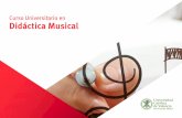 Curso Universitario en Didáctica Musical · Recursos materiales para la enseñanza de la música 2.1. Introducción 2.2.aterial para el aprendizaje de la música. M 2.2.1.aracterísticas