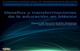 III Congreso Internacional de Transformación Educativaos-y-transformaciones...III Congreso Internacional de Transformación Educativa Prospectiva y emancipación social: aprendizaje