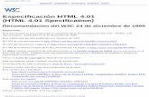 Especificación HTML 4 - Ciclos de Informática7. Información sobre el idioma y la dirección del texto - Consideraciones internacionales sobre el texto 8. 9. Texto - Párrafos, líneas