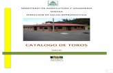 MINISTERIO DE AGRICULTURA Y GANADERIA SENASA …1 ministerio de agricultura y ganaderia senasa direccion de salud reproductiva catalogo de toros (2013)