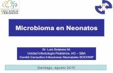 Microbioma en Neonatos · 2015-08-13 · • Otras fuentes de bacterias para la formación de microbioma de l tubo digestivo del RN son la piel materna y el medio ambiente que lo