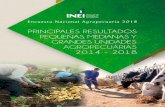 Principales Resultados de la Encuesta Nacional ...Principales Resultados de la Encuesta Nacional Agropecuaria 2018 9 RESUMEN EJECUTIVO En el 2018, según el tipo de actividad que realizan