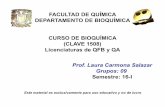 FACULTAD DE QUÍMICA DEPARTAMENTO DE BIOQUÍMICA …depa.fquim.unam.mx/amyd/archivero/EstructuraFuncion_proteinas_31434.pdf · EJEMPLOS DE ESTRUCTURAS TERCIARIAS DE PROTEÍNAS (a)
