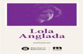 llibret fons crema DEF · 2016-02-10 · llibret fons crema DEF.indd 2 08/06/15 13:51. La Diputació de Barcelona presenta l’exposició «Lola Anglada» per homenatjar una gran