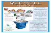 WHAT’S ACCEPTABLE · C M Y CM MY CY CMY K RecologySouthBay_RecyclingPoster.pdf 1 6/11/2013 4:07:24 PM Questions?/¿Preguntas? (408) 842-3358 Recology.com NO SE ACEPTAN. Poliestireno