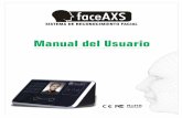Manual de usuario faceAXS - EasyWay Biometricseasywaybiometrics.com/biblioteca/Espanol/Manual_de_usuario_faceAXS.pdf · Su puerto de Salida Wiegand, permite que el sistema sea compatible
