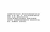 Historia de la AcademiaMúsicos de Santa Cecilia de Valencia, una serie de nombramientos para su aprobación, y en la fiesta anual de Santa Cecilia, se entreguen los diplomas acreditativos.