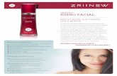 ZRIINEW SUERO FACIAL - Amazon Web Serviceszriiresources.s3.amazonaws.com/Printable_Documents/... · arrugas y aumentar la firmeza de la piel. El Suero Facial de ZriiNew es el único