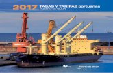 PUERTO DE GIJÓN 2017 TASAS Y TARIFAS portuarias · 2.5 tarifas por estancia en zona de varada de embarcaciones 21 2.6 tarifas por trabajos horarios de personal 21 y unidades operativas