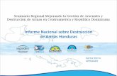 Informe Nacional sobre Destrucción de Armas Hondurasiepades.com/wp-content/uploads/2017/03/Destruccion... · Gestión de Arsenales y Destrucción de Armas Proceso iniciado en el