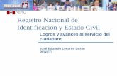 PERÚ Registro Nacional de Identificación y Estado Civil · Este es un equipo portable que nos permite registrar digitalmente a los peruanos en campañas de identificación sobretodo