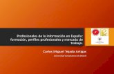Profesionales de la información en Españacea.uprrp.edu/wp-content/uploads/2019/04/desarrolloprofesional.pdf · servicios a los usuarios •P5. Técnico de bibliotecas •P6. Técnico